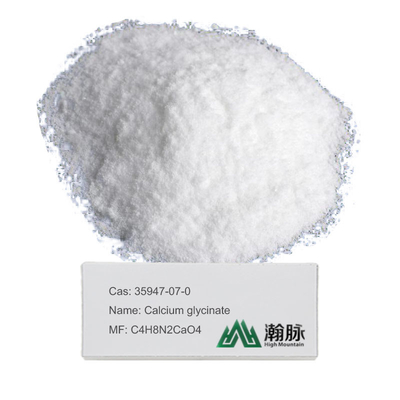 Calcium Glycinate CAS 35947-07-0 C4H8N2CaO4 Powder Alcium Glycinate Powder Produk Aditif Makanan