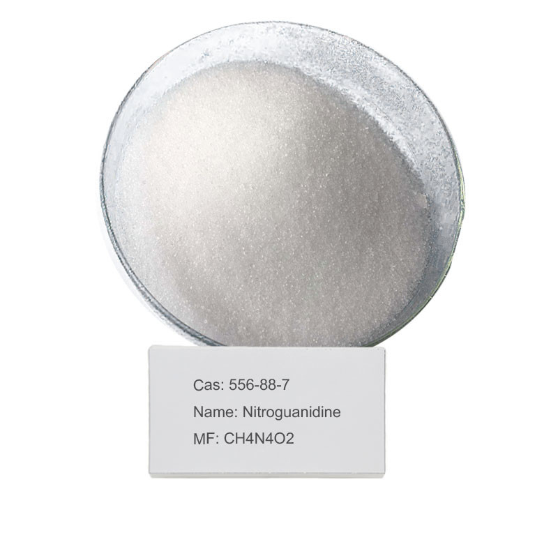 CAS 556-88-7 Nitroguanidine Powder 104.07 Untuk Pestisida Kristal Putih
