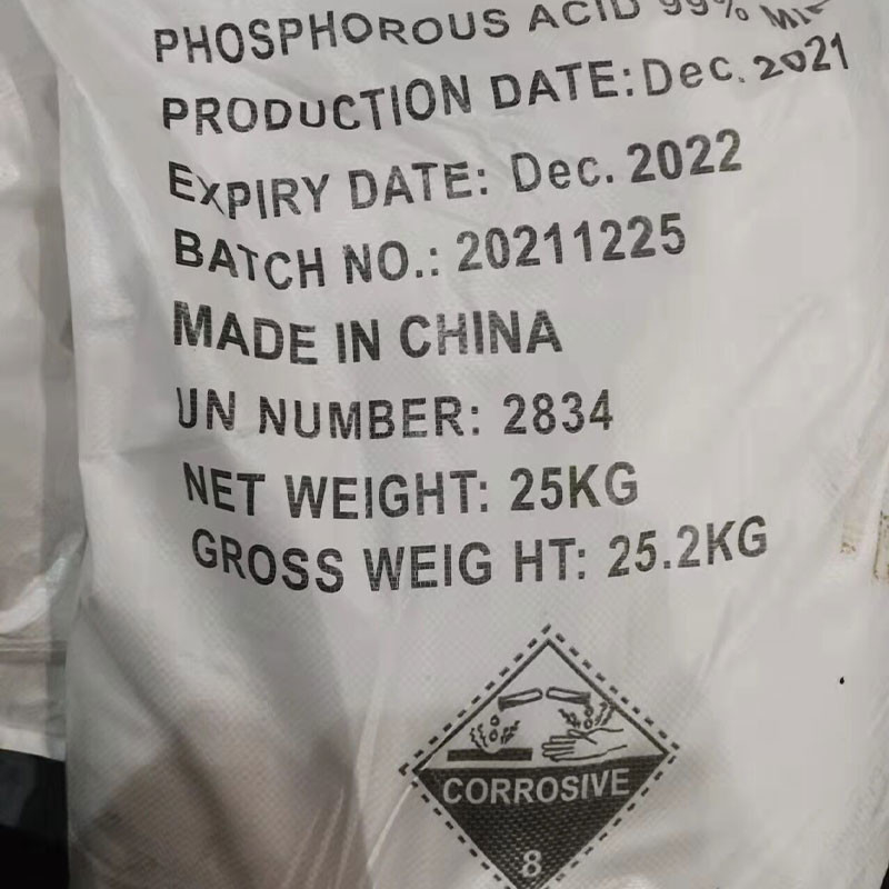 Aditif Kimia Asam Fosfor H3PO3 CAS 13598-36-2 Food Industrial Grade