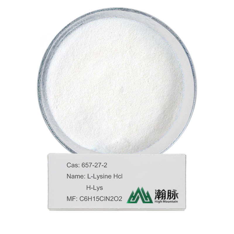 L-Lisin Hcl CAS 657-27-2 C6H15ClN2O2 H-Lys Lisin Hidroklorida