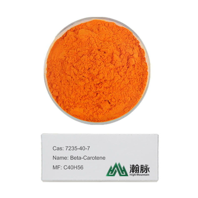 Beta-Karoten CAS 7235-40-7 C40H56 B-Karoten C.I. Makanan Jeruk 5 Provitanin A