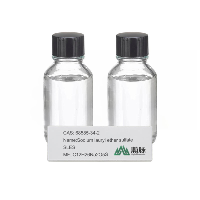 Sodium laurylether sulfate CAS 68585-34-2 C12H26Na2O5S SLES AES Aditif kimia