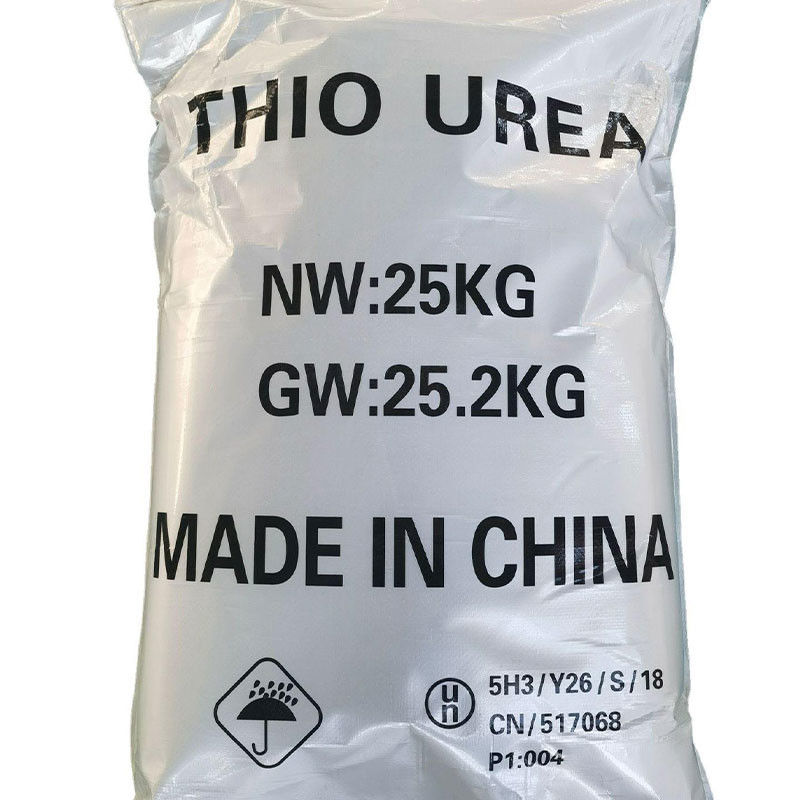 Thiourea 62-56-6 CH4N2O4S Sulfocarbamide Chemical Intermediates Thiourea sulourea SULFOUREA AKOS BBS-00004390 asam carbamoylsulfamic Thiourea, kelas reagen, ACS