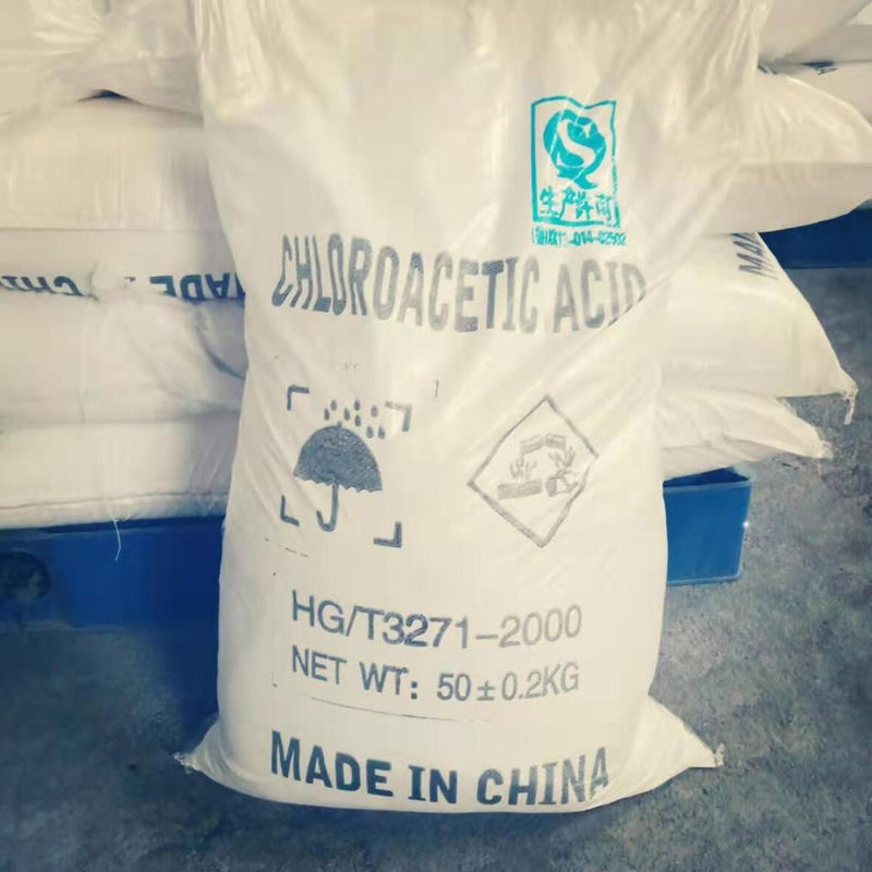 Monochloroacetic Acid CAS 79-11-8 Agen Karboksimethylating Organik Intermediate