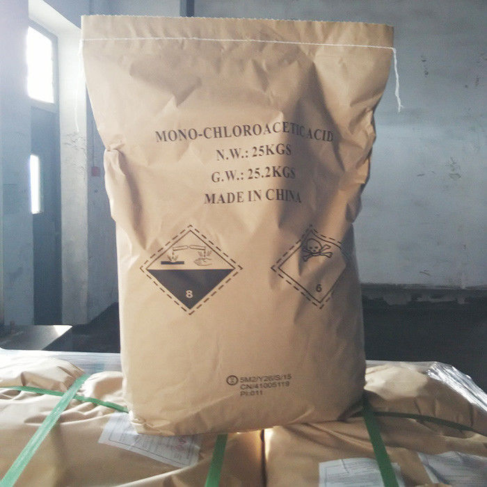CAS 79-11-8 Monochloroacetic Acid Untuk Carboxymethylating Agent Organik Intermediate
