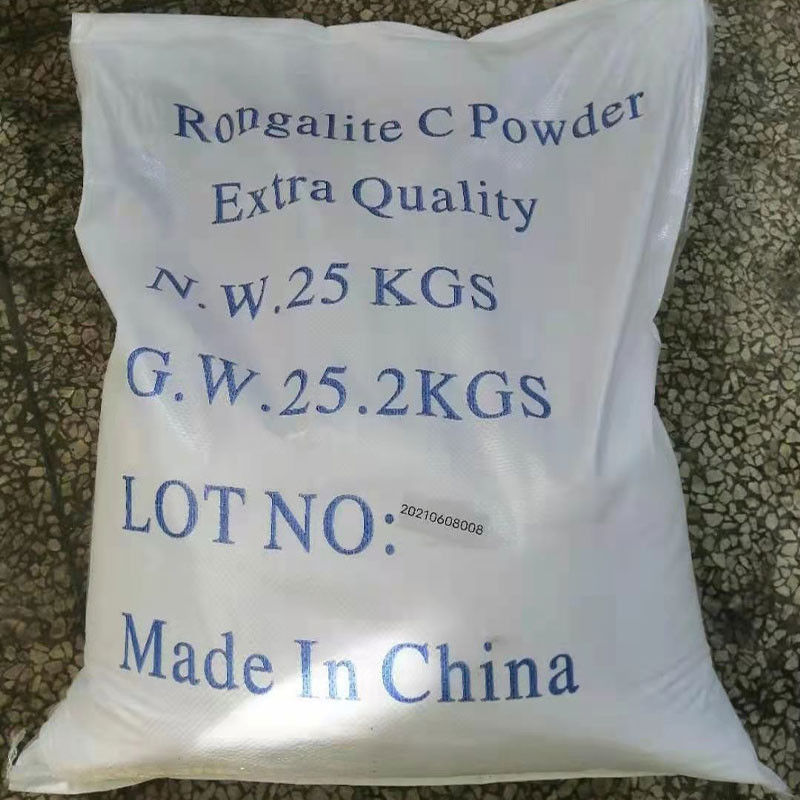 Multi-Application SFS Chemical Sodium Formaldehyde Sulphoxylate (CAS 6035-47-8) / Rongalite (149-44-0) 99% Kemurnian