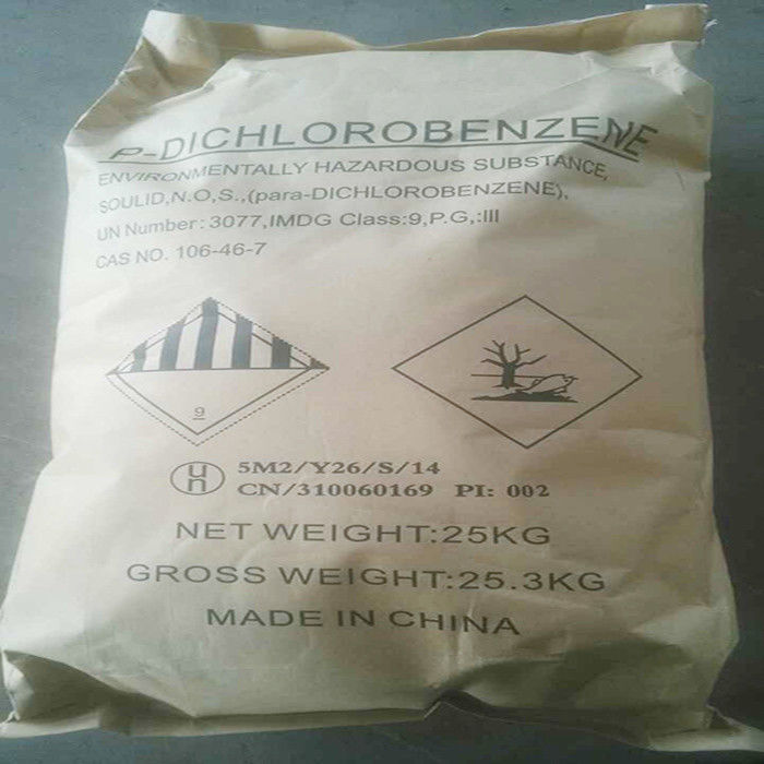 1,4-Dichlorobenzene PDCB CAS 106-46-7 Kristal serpihan putih murni untuk sintesis kimia