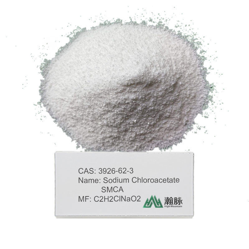 Natrium Chloroacetate 98 kemurnian bubuk larut putih untuk pewarna herbisida dan sintesis agrokimia