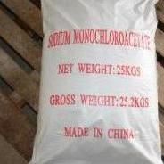 Natrium Chloroacetate 98 kemurnian bubuk larut putih untuk pewarna herbisida dan sintesis agrokimia