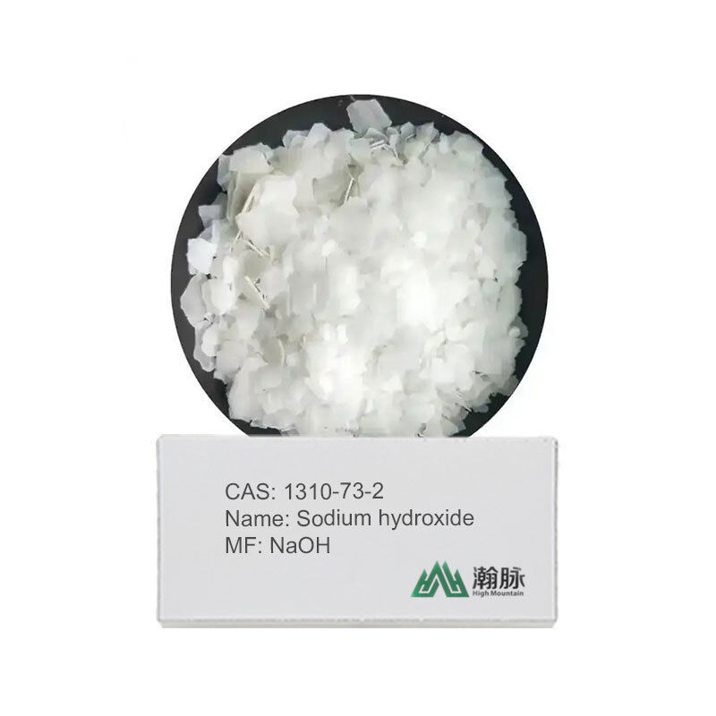 CSF Natrium hidroksida CAS 1310-73-2 NaOH Caustic Soda Flakes Lye Flakes kelas teknis Flakes tipis Flakes tebal