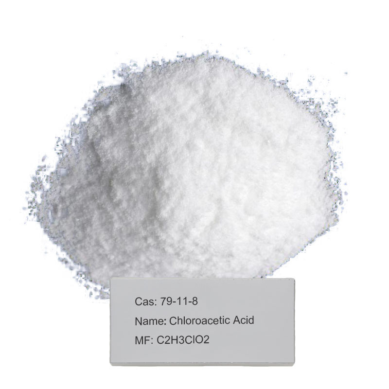 C2H3O2Cl Monochloroacetic Acid CAS 79-11-8 Untuk bahan kimia perantara yang digunakan untuk membuat CMC dan Glycine