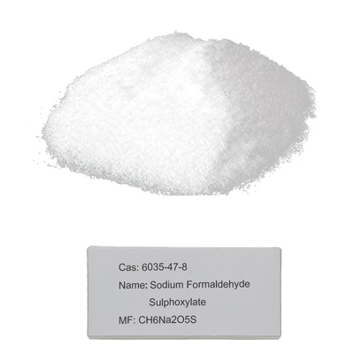 98% Kelarutan Sodium Formaldehyde Sulfoxylate CAS 6035-47-8 Agen Pemutih Industri